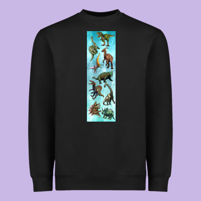 Dinosaurs Pen Wrap Heavyweight Sweatshirt Designed By Artiststas