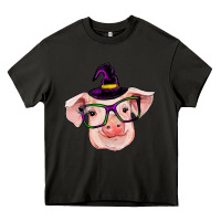 Asphalt pig with halloween Heavy Core Tee - RanaPortraitStore