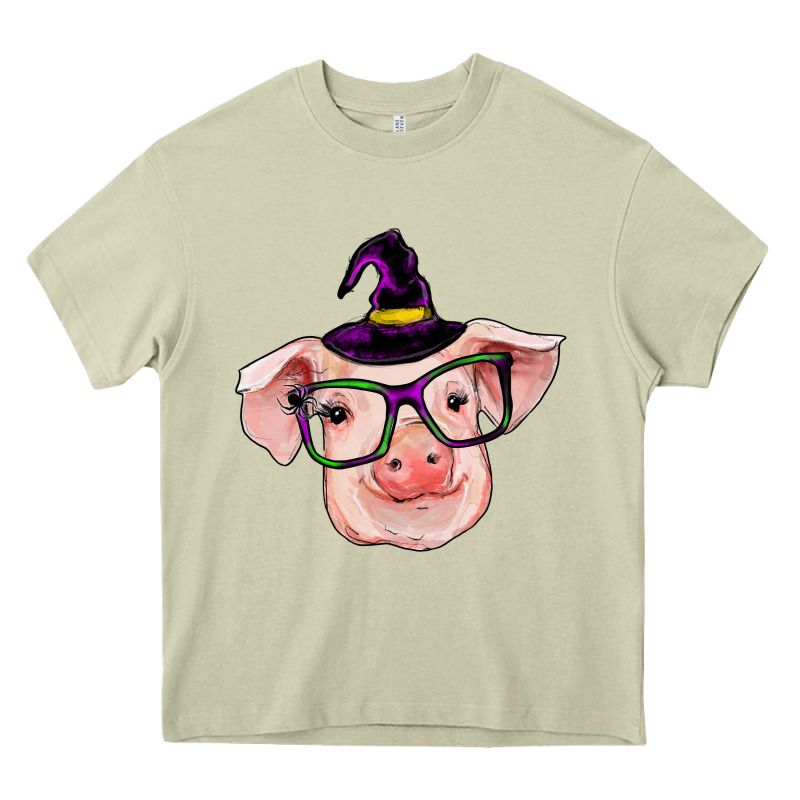 Pig With Halloween Heavy Core Tee by RanaPortraitStore | Teevron