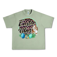 Oil Green Easter vibes Easter Day Urban Heavy Tee - CowGirlArtShop