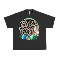 Pigment Black Easter vibes Easter Day Urban Heavy Tee - CowGirlArtShop