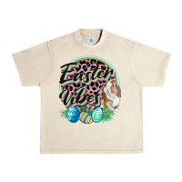 Sandshell Easter vibes Easter Day Urban Heavy Tee - CowGirlArtShop