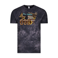Cloud Black One nation under god 4th of july Vintage Tee - HowdyJamesFarm