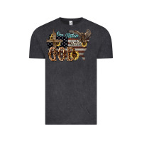 Vintage Black One nation under god 4th of july Vintage Tee - HowdyJamesFarm