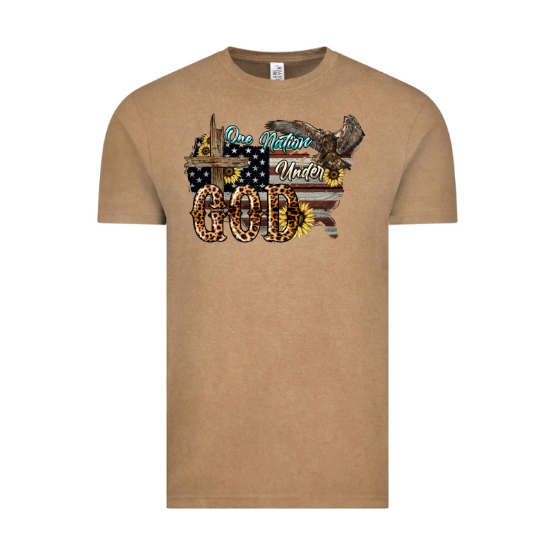 One Nation Under God 4th Of July Vintage Tee by HowdyJamesFarm | Teevron