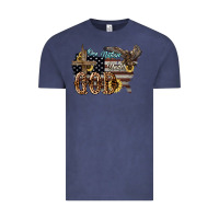 Vintage Denim One nation under god 4th of july Vintage Tee - HowdyJamesFarm