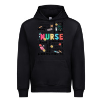 Black nurse word Urban Hoodie - JahusDesignShop
