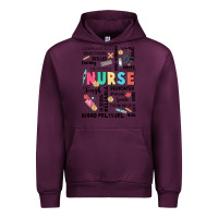Mauve Wine nurse word Urban Hoodie - JahusDesignShop