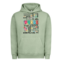 Pigment Oil Green nurse word Urban Hoodie - JahusDesignShop