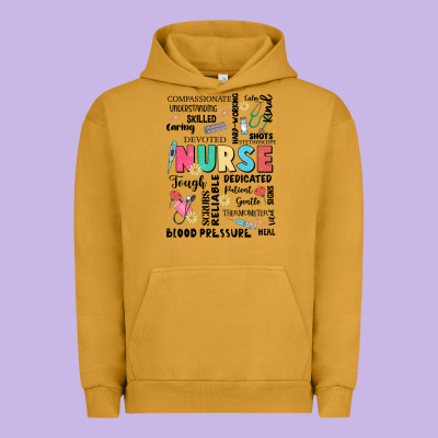 Nurse Word Urban Hoodie Designed By Jahusdesignshop