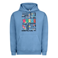 Pigment Pebble Blue nurse word Urban Hoodie - JahusDesignShop