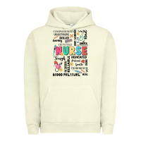Pigment Pistachio nurse word Urban Hoodie - JahusDesignShop