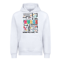 White nurse word Urban Hoodie - JahusDesignShop