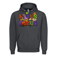 Smoke hocus focus halloween teacher Zipper Hoodie - BarkalooDesign