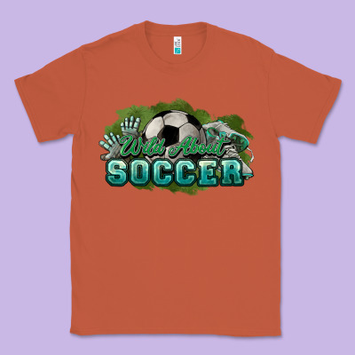 Wild About Soccer Classic Tee Designed By Howdyjamesfarm