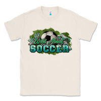 Natural Wild about Soccer Classic Tee - HowdyJamesFarm