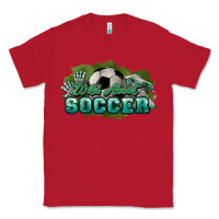 Red Wild about Soccer Classic Tee - HowdyJamesFarm