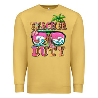 Antique Gold teacher off duty Premium Sweatshirt - AdoDesignShop