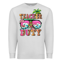 Dove Grey teacher off duty Premium Sweatshirt - AdoDesignShop