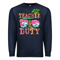 Navy teacher off duty Premium Sweatshirt - AdoDesignShop