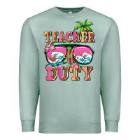 Seafoam teacher off duty Premium Sweatshirt - AdoDesignShop