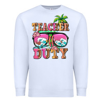 White teacher off duty Premium Sweatshirt - AdoDesignShop