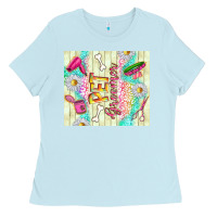 Baby Blue pet groomer Ladies Tee - TumblerDesignByShophia