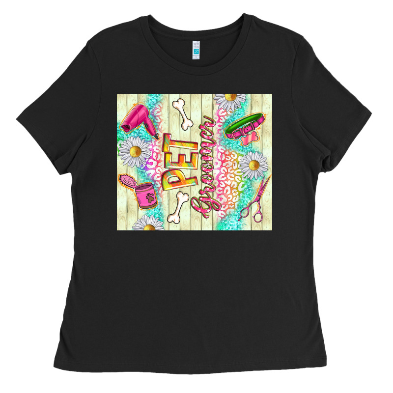 Pet Groomer Ladies Tee by TumblerDesignByShophia | Teevron
