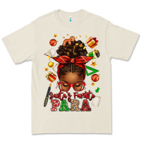 Bone santa's favorite para afro messy bun Premium Tee - texasbilliewilder