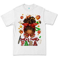 White santa's favorite para afro messy bun Premium Tee - texasbilliewilder
