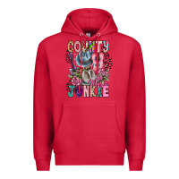 Cardinal country music junkie Premium Hoodie - CowhideDigitalArt