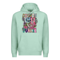Seafoam country music junkie Premium Hoodie - CowhideDigitalArt