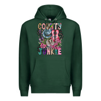 Sports Green country music junkie Premium Hoodie - CowhideDigitalArt