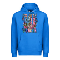 True Royal country music junkie Premium Hoodie - CowhideDigitalArt