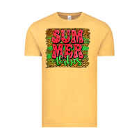 Vintage Mustard summer vibes watermelon leopard background Vintage Tee - Jasminsmagicworld