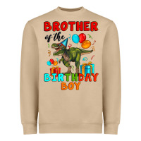 Mushroom brother of the birthday boy t rex Heavyweight Sweatshirt - Artiststas