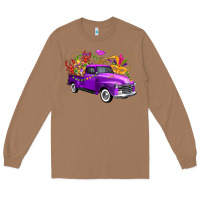 Toasted Coconut Mardi Gras Truck King's Cake Long Sleeve Tee - FaDigitalArtStudio