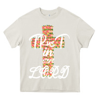 Cream Trust In The Lord Heavy Core Tee - Bettercallsaul
