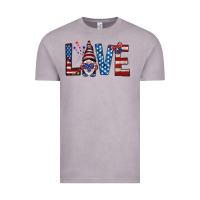 Vintage Zinc 4th Of July love gnome Vintage Tee - HowdyJamesFarm