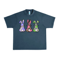 Midnight Navy Easter bunnies Urban Heavy Tee - CowGirlArtShop