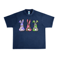 Navy Easter bunnies Urban Heavy Tee - CowGirlArtShop