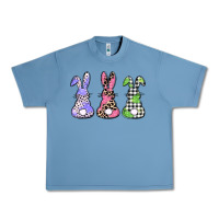 Pebble Blue Easter bunnies Urban Heavy Tee - CowGirlArtShop