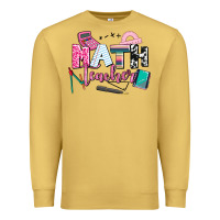 Antique Gold math teacher Premium Sweatshirt - AdoDesignShop