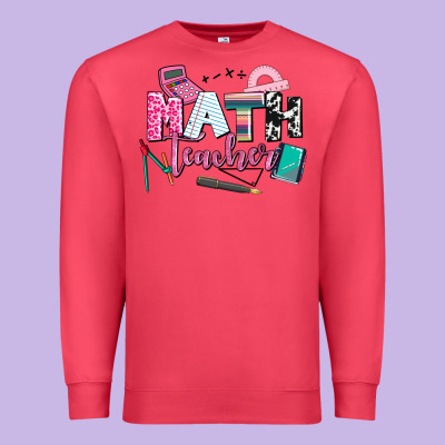 Math Teacher Premium Sweatshirt Designed By Adodesignshop