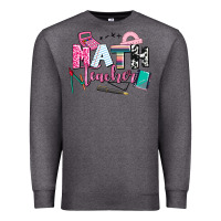 Charcoal Heather math teacher Premium Sweatshirt - AdoDesignShop