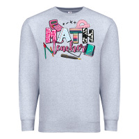 Heather Grey math teacher Premium Sweatshirt - AdoDesignShop