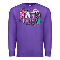 Purple math teacher Premium Sweatshirt - AdoDesignShop