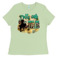 Matcha Pretty girls walk like this Ladies Tee - HowdyJamesFarm