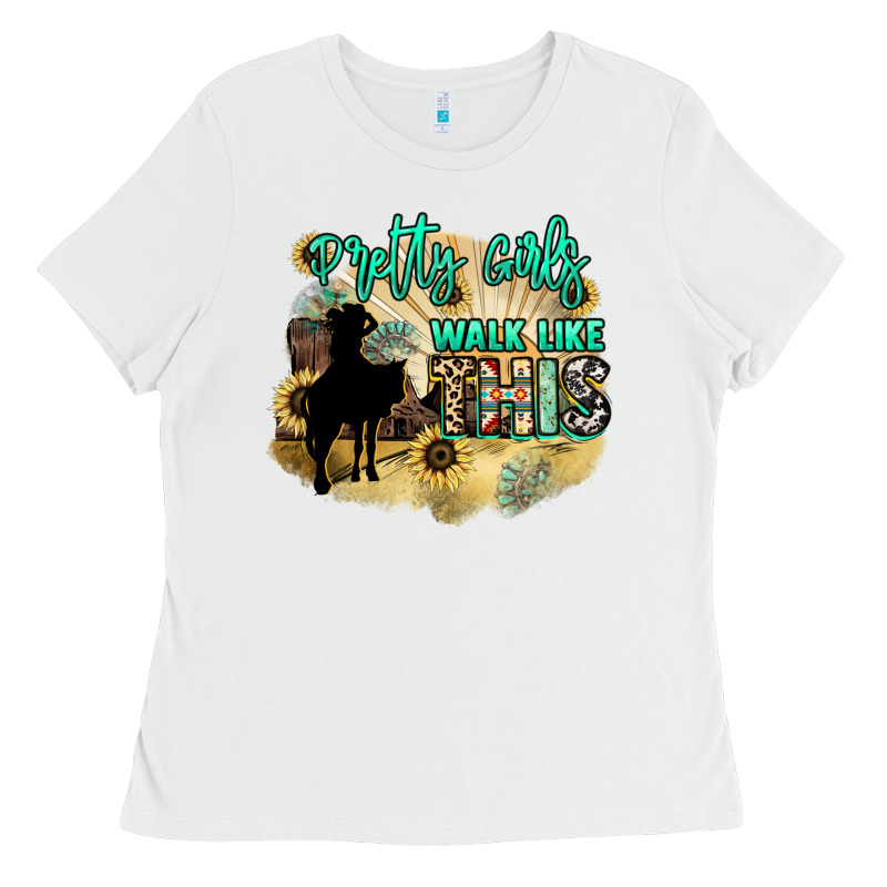 Pretty Girls Walk Like This Ladies Tee by HowdyJamesFarm | Teevron