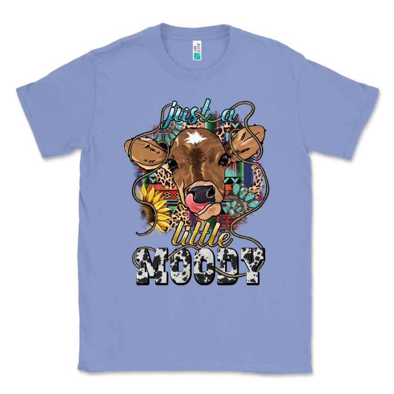 Just A Little Moody Baby Cow Classic Tee by HowdyJamesFarm | Teevron